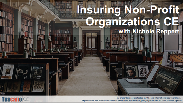 Insuring Non-Profit Organizations CE